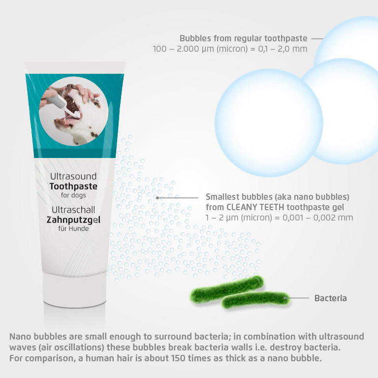 Infografik fördelar hundtandkräm